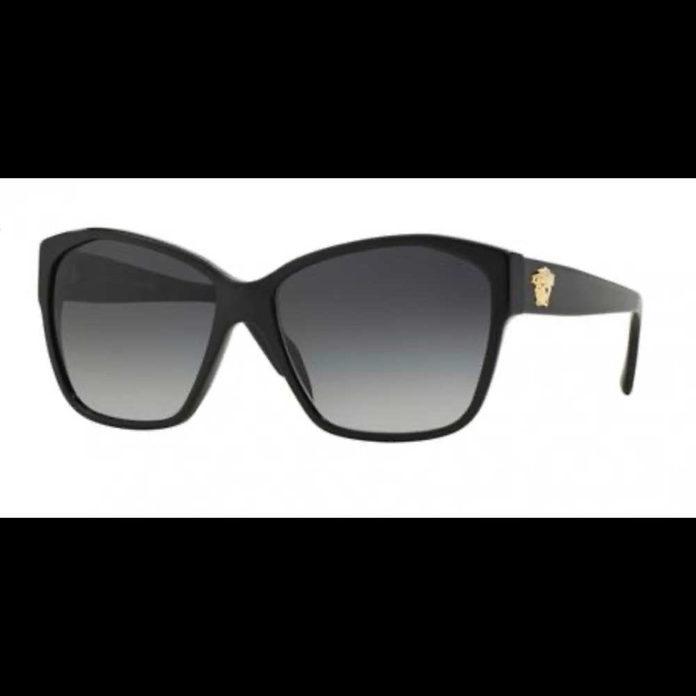ALL BLACK VERSACE SUNGLASSES-